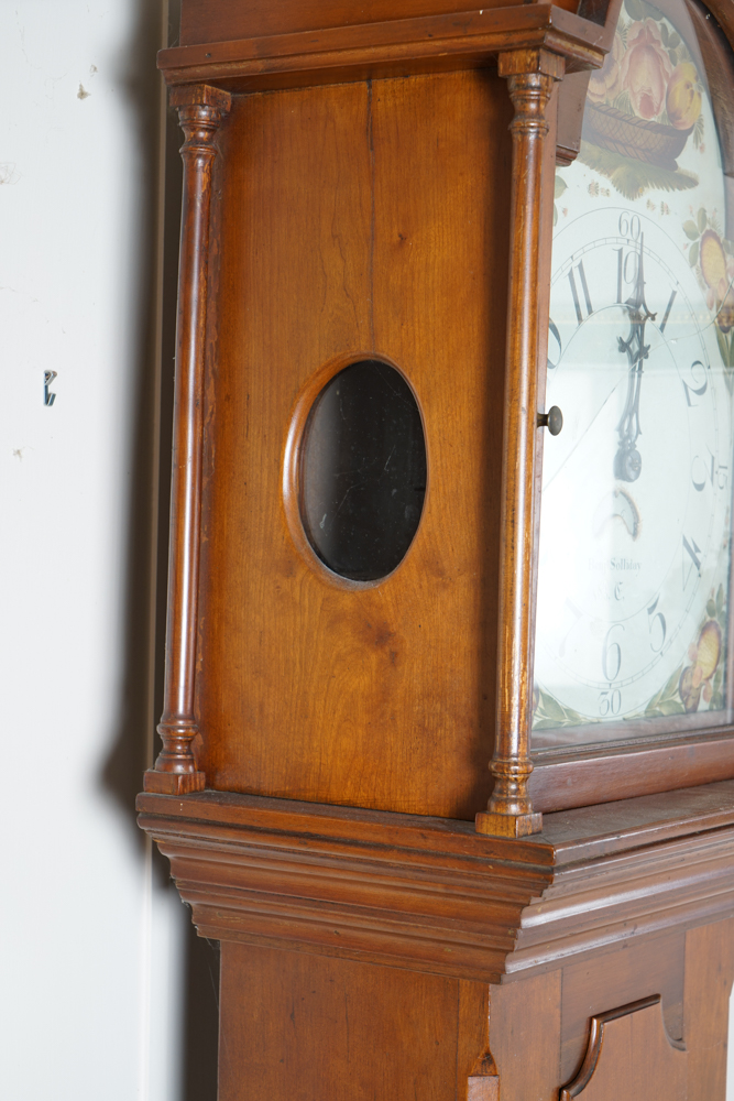 19th c. Pennsylvania Tall Case Clock Attrib. to Benjamin Solliday