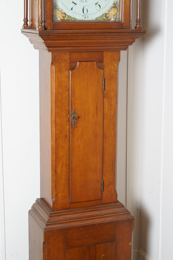19th c. Pennsylvania Tall Case Clock Attrib. to Benjamin Solliday