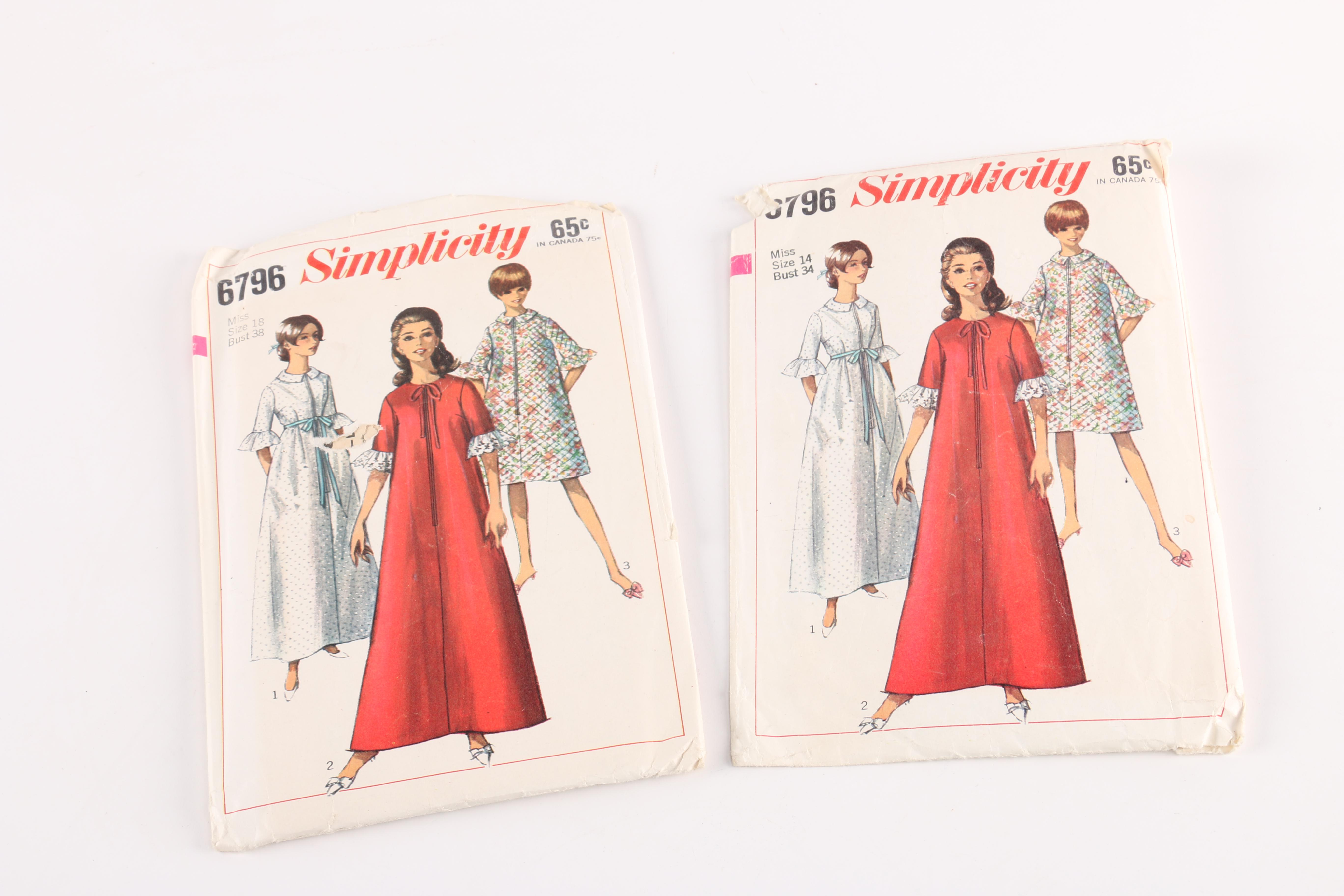 Vintage  McCall's and Butterick Dress Patterns