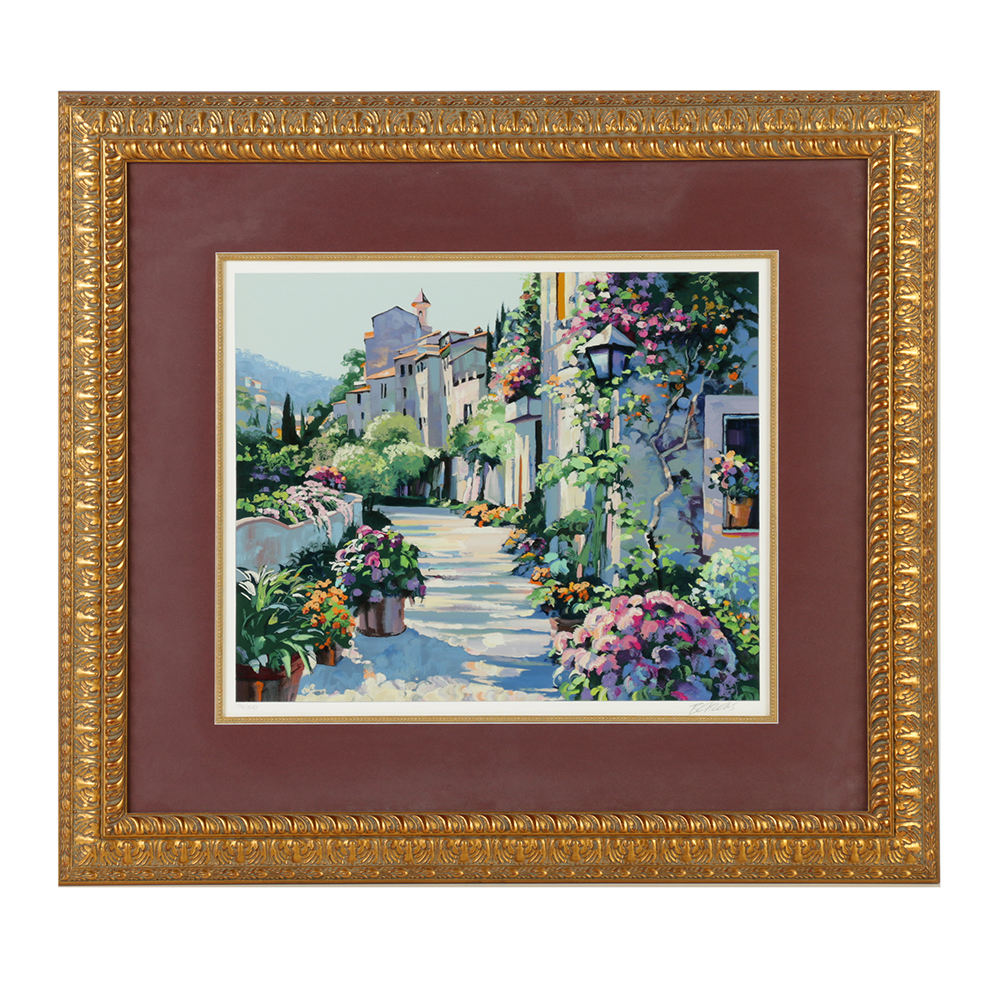 Howard Behrens Limited Edition Serigraph on Paper "Burgundy"