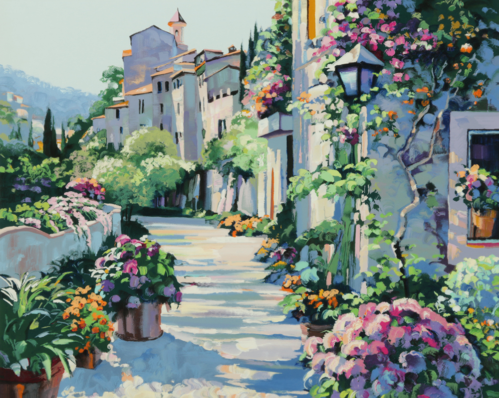 Howard Behrens Limited Edition Serigraph on Paper "Burgundy"