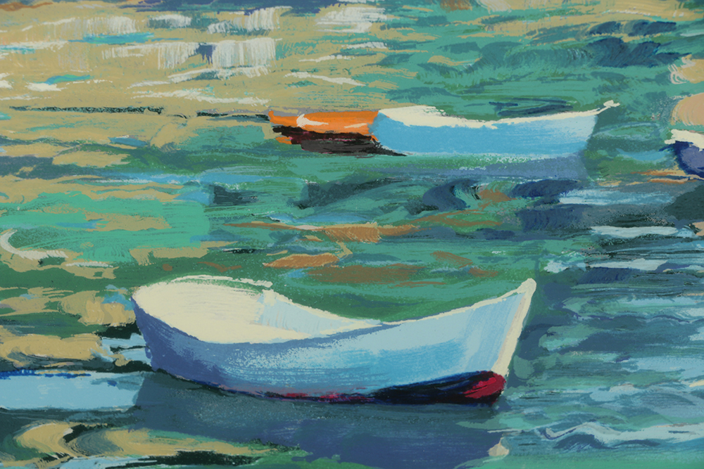 Howard Behrens Limited Edition Serigraph on Paper "Brittany"