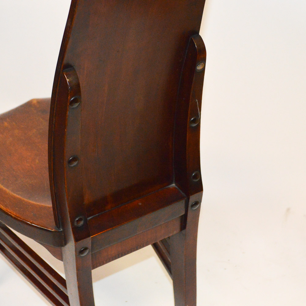 Early 20th Century Mahogany Hall Chairs