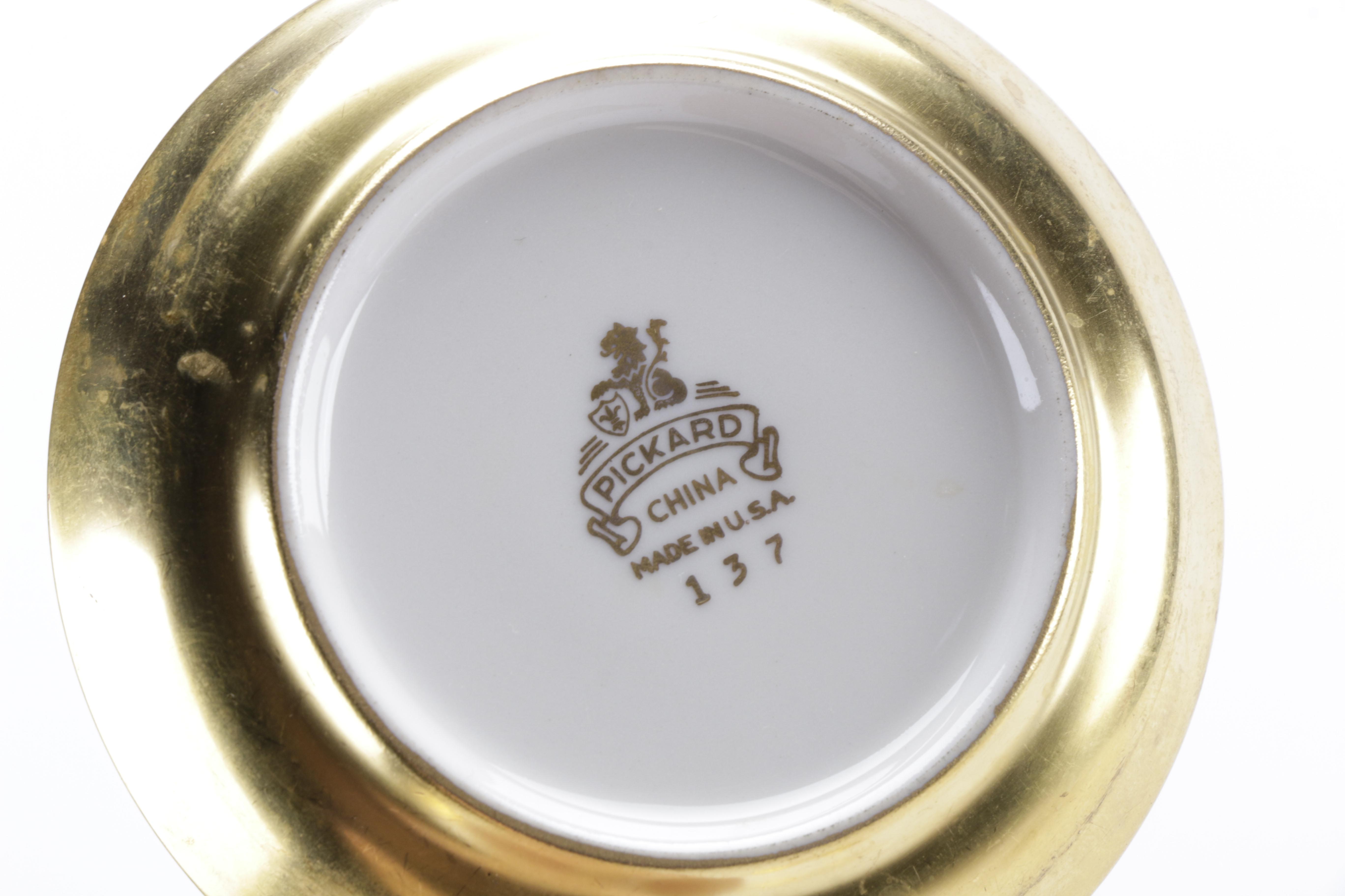 Gold Tone Serving ware