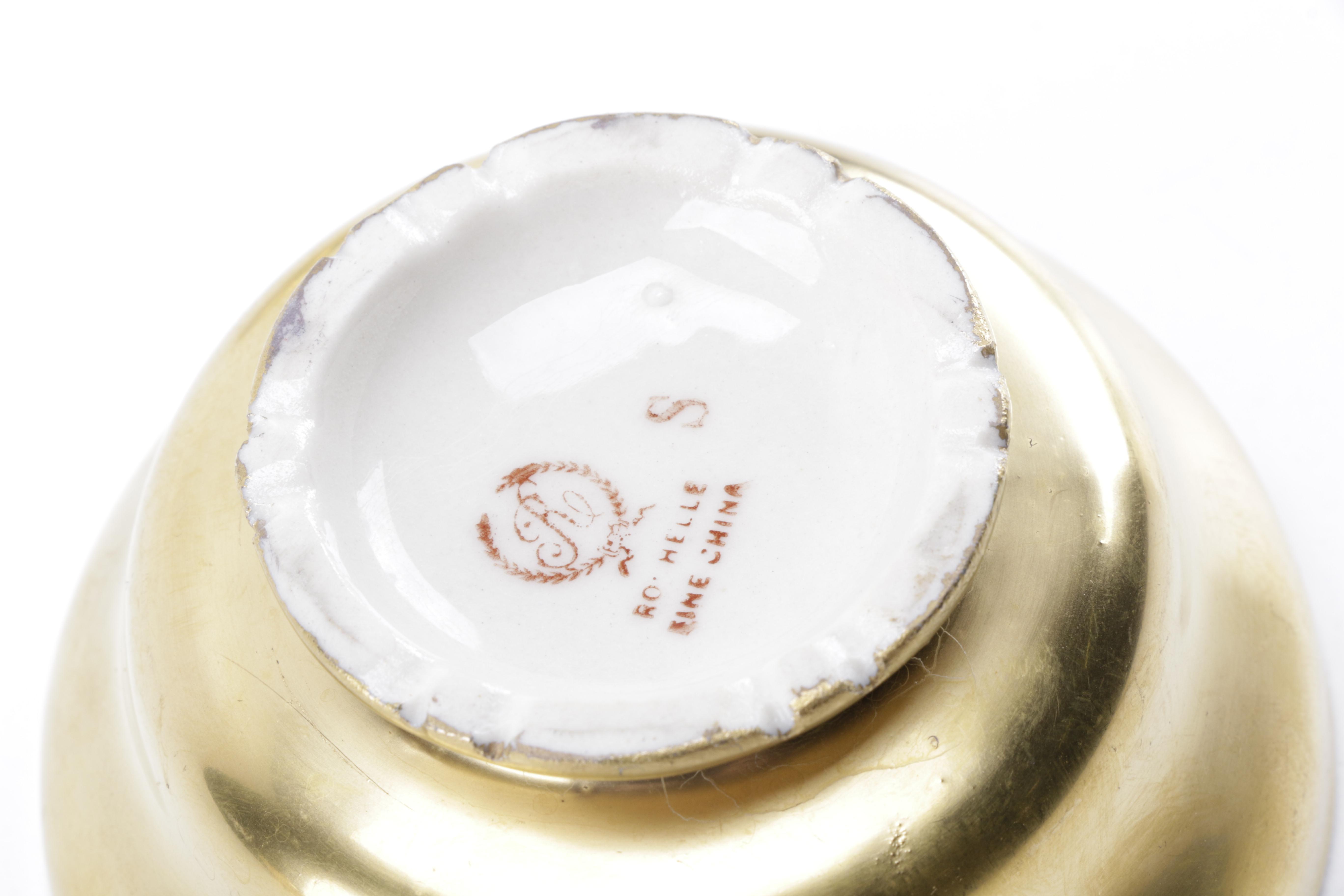 Gold Tone Serving ware