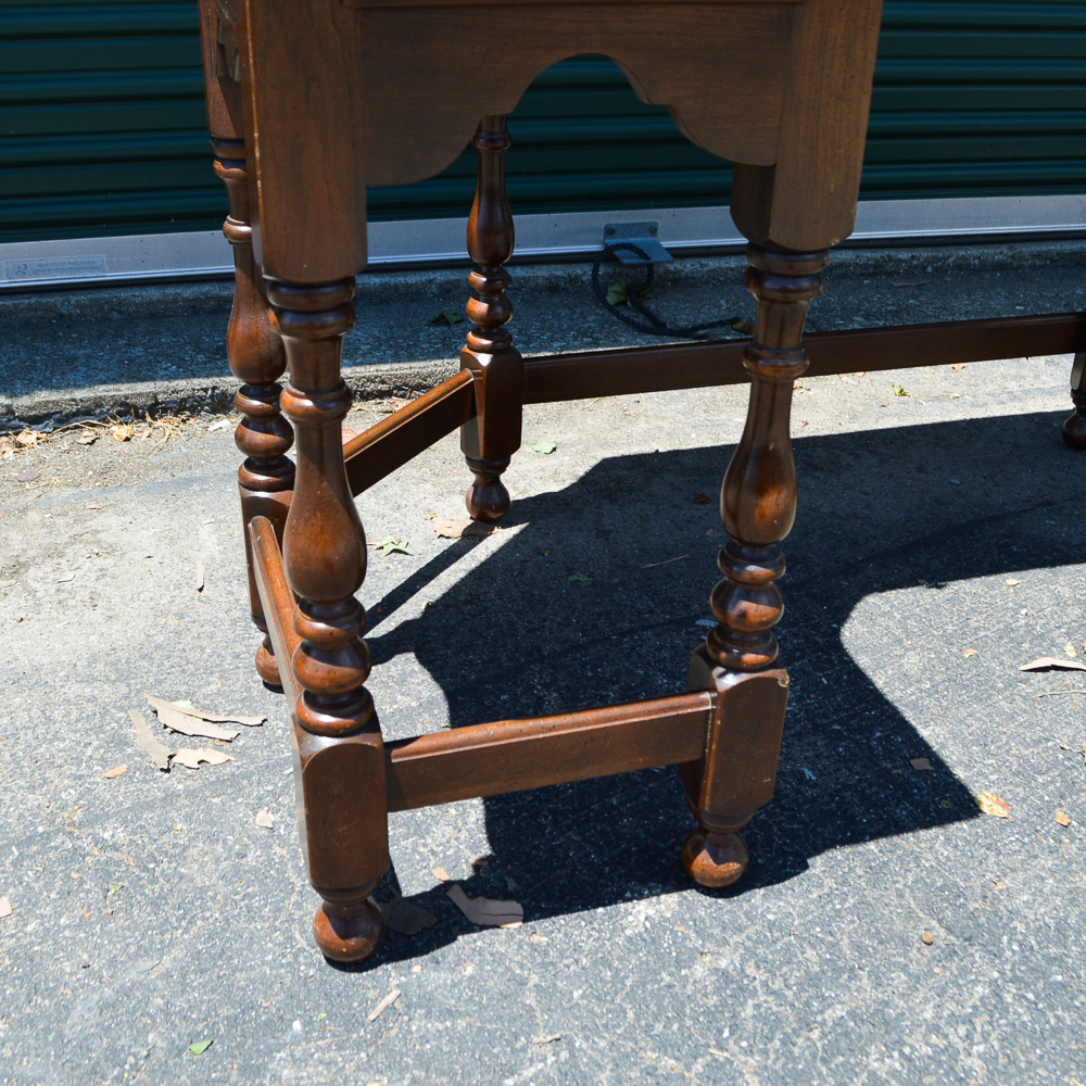 Vintage William and Mary Style Desk by Harden
