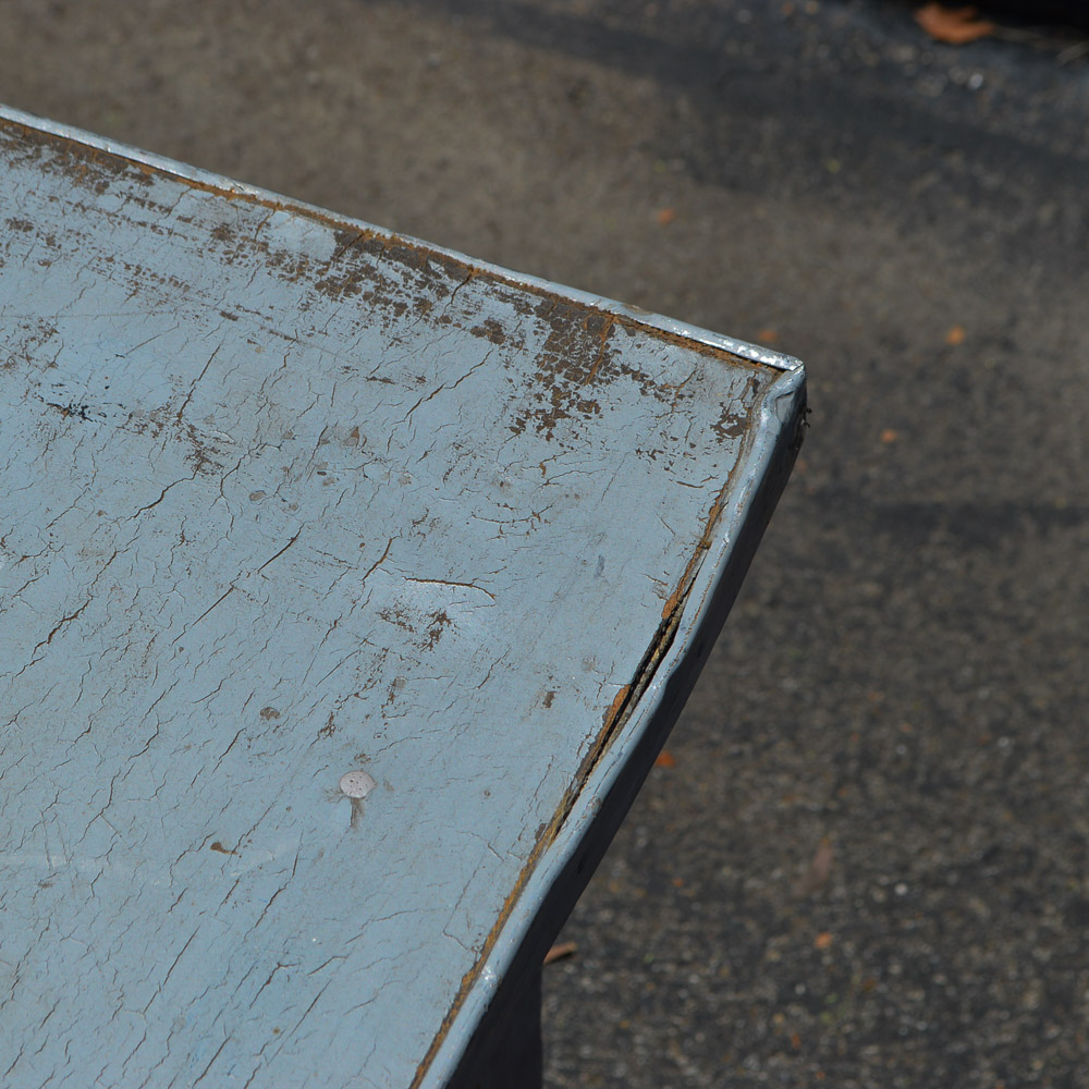 Vintage Grey Painted Work Table