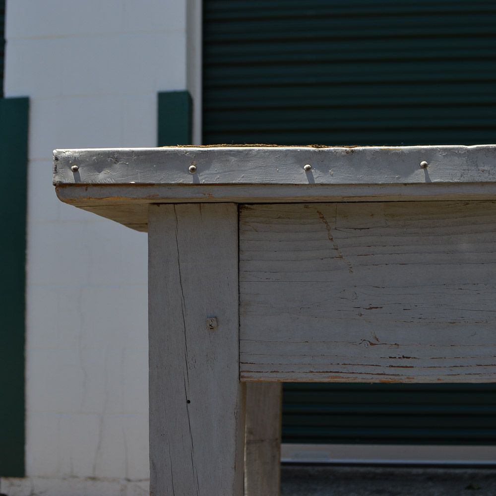 Vintage Grey Painted Work Table