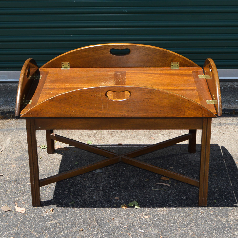 Mahogany Butler's Tray Coffee Table