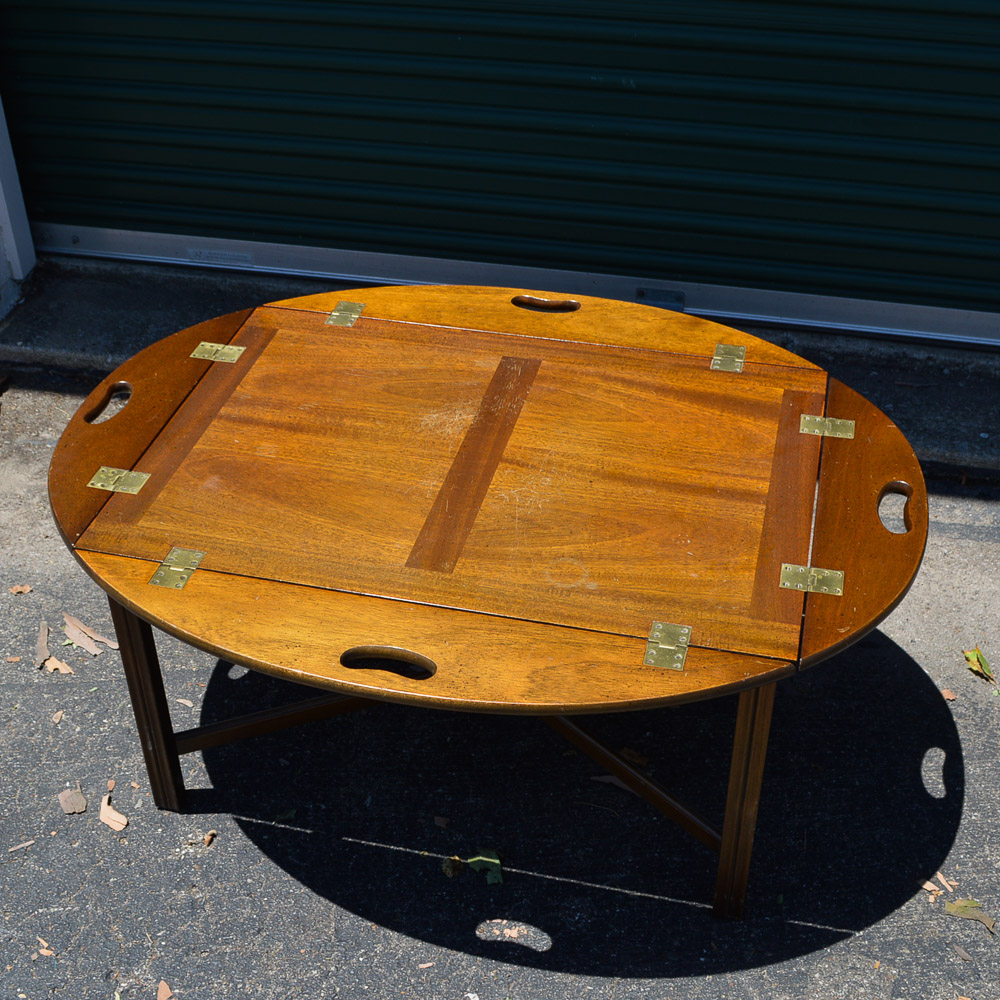 Mahogany Butler's Tray Coffee Table