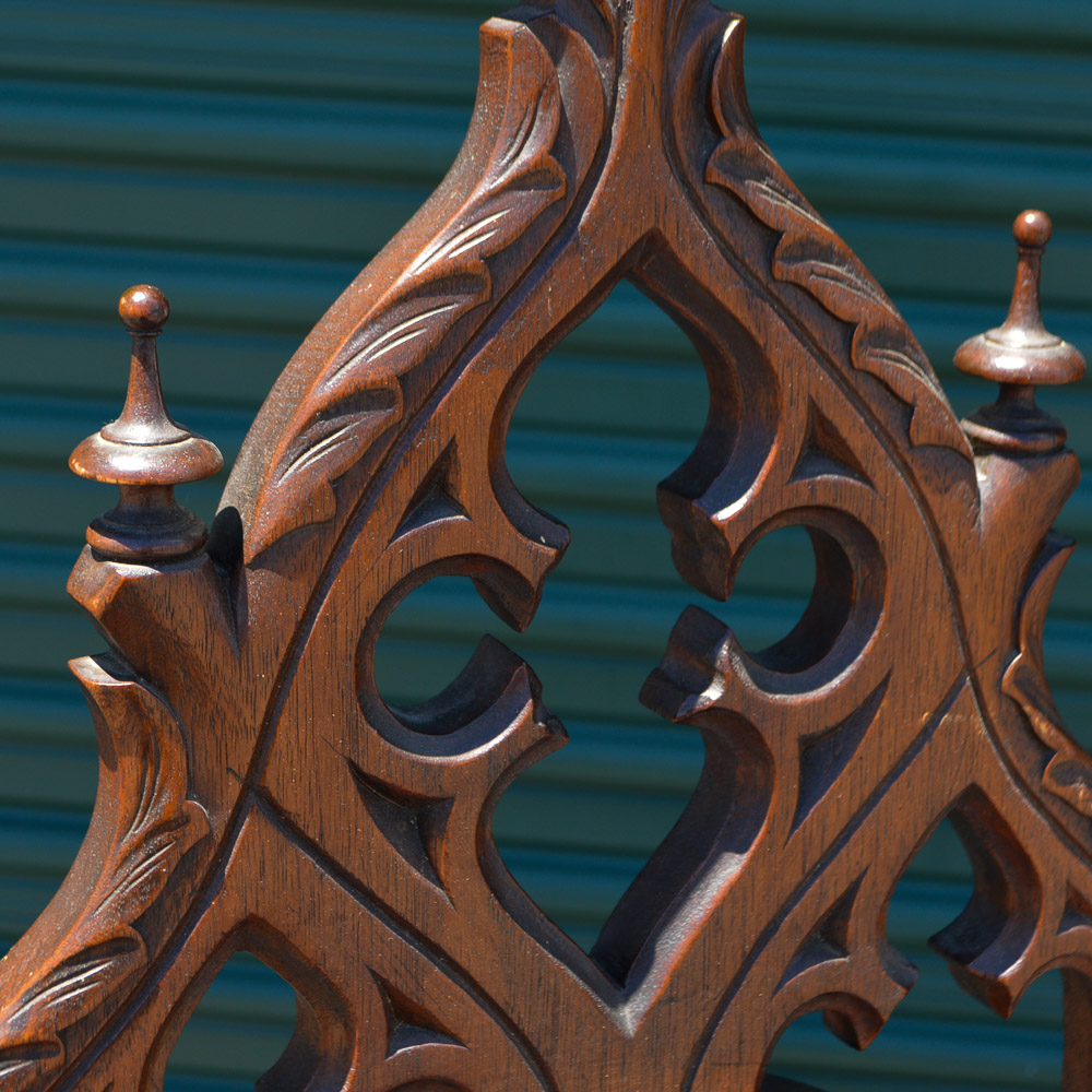 Gothic Revival Style Hall Chair