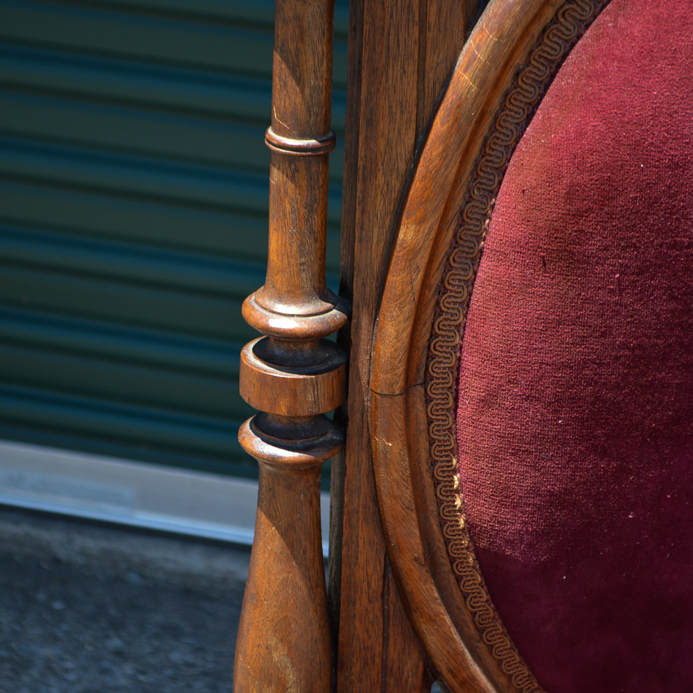 Gothic Revival Style Hall Chair