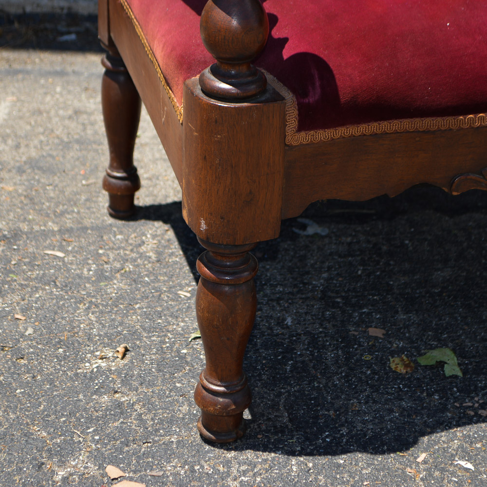 Gothic Revival Style Hall Chair