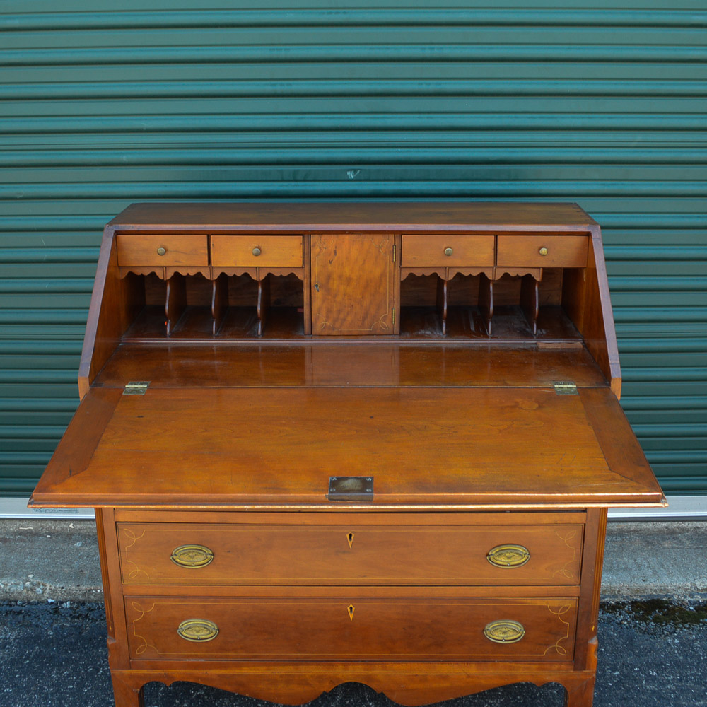 Antique Federal Period Cherry Secretary Desk, c. 1820