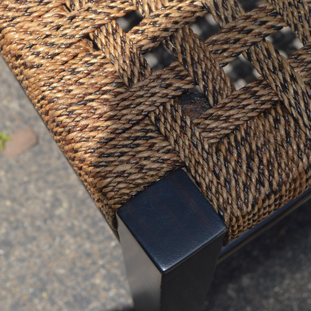 Set of Woven Side Chairs by Palecek