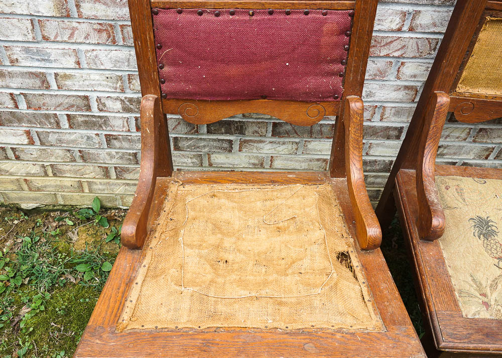 Pair of Antique Gothic Style Side Chairs