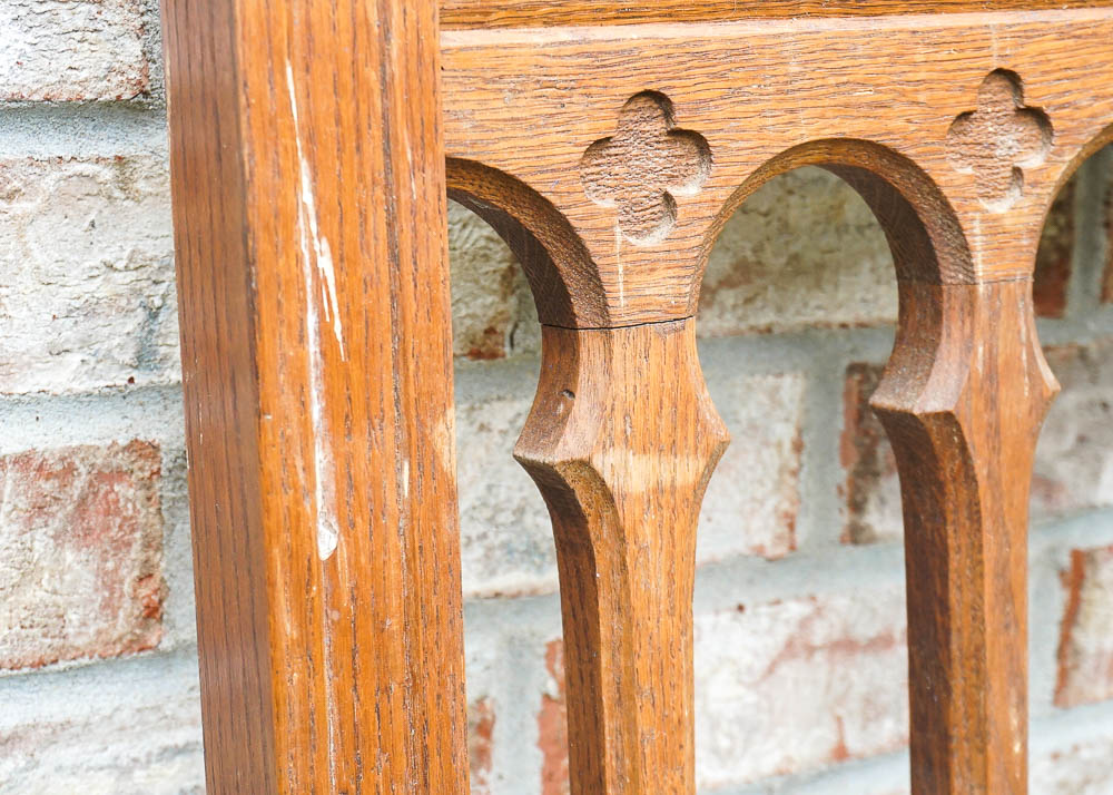 Pair of Antique Gothic Style Side Chairs