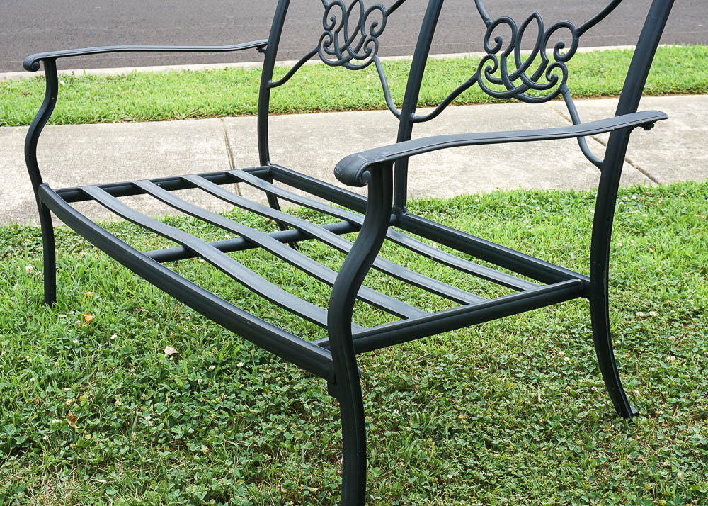 Metal Outdoor Bench