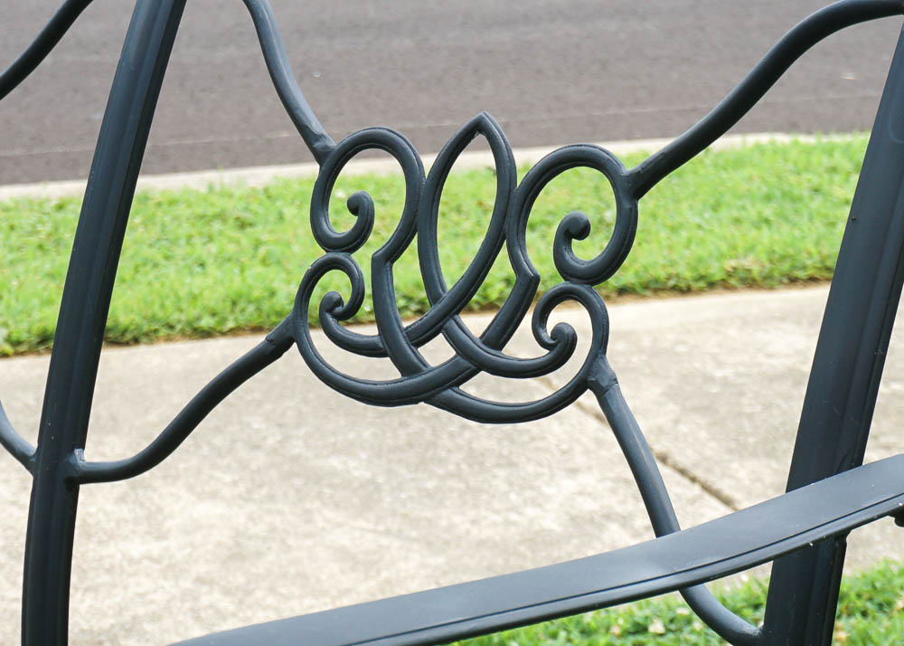 Metal Outdoor Bench