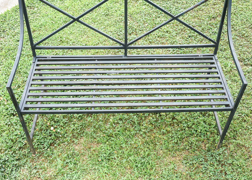 Metal Patio Bench
