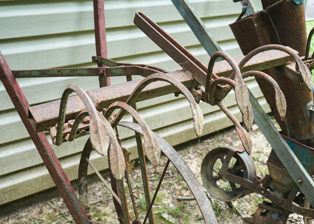 Antique Hand Plows and Seeder