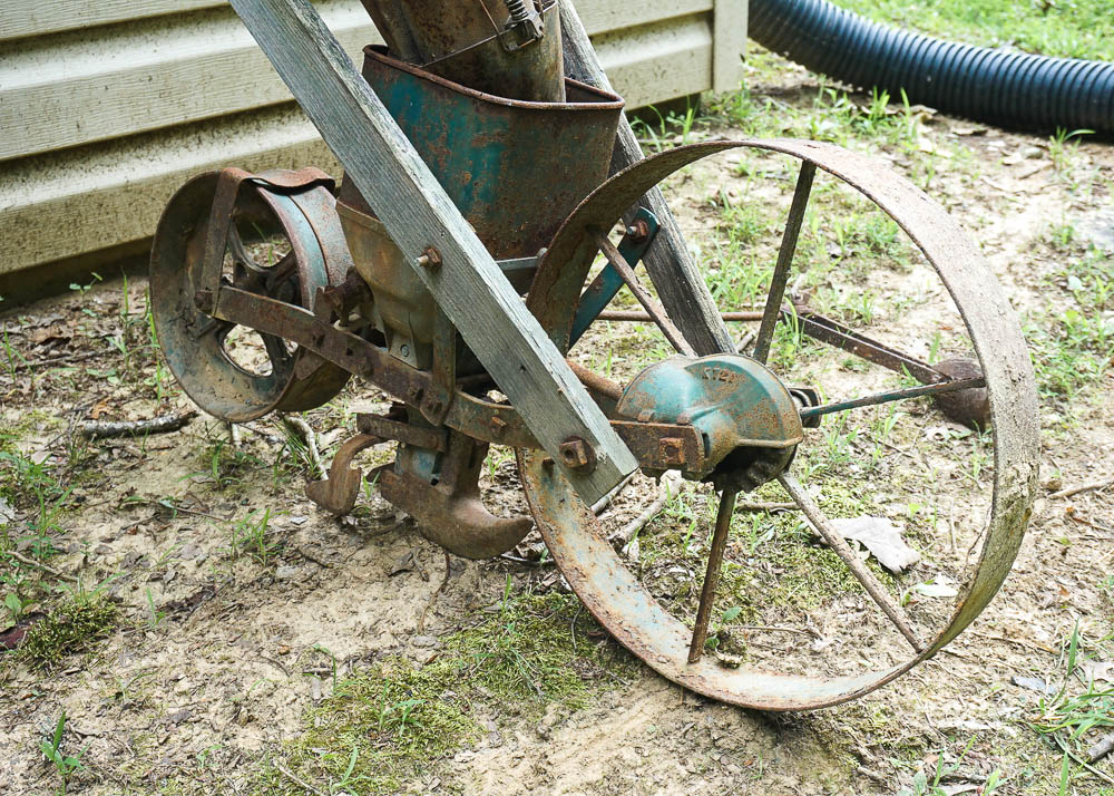 Antique Hand Plows and Seeder