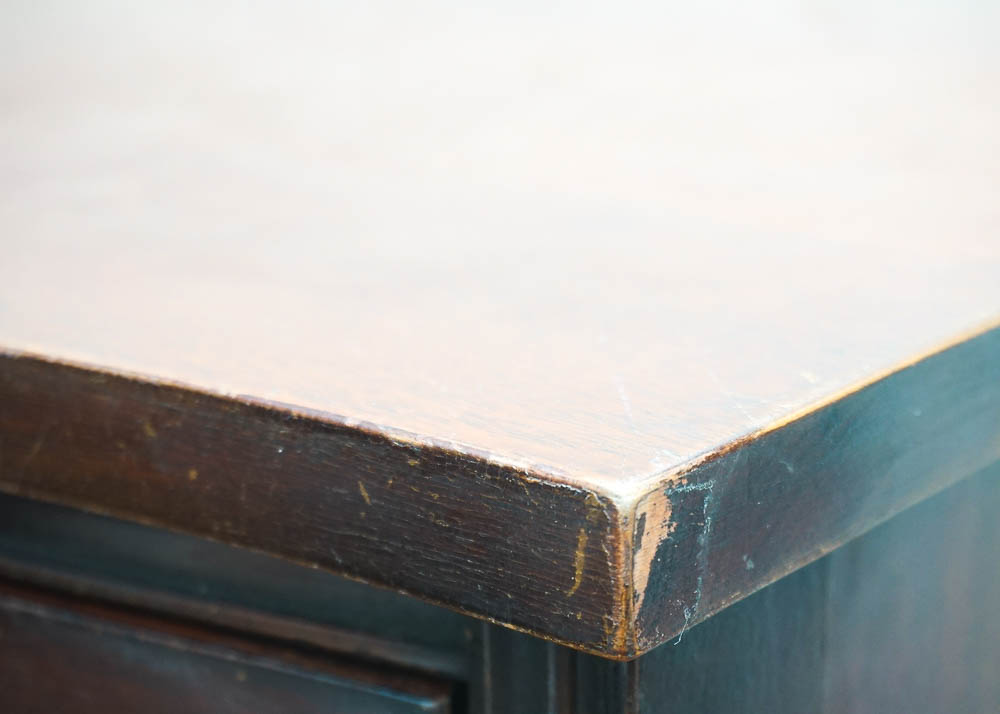 Vintage Hepplewhite Style Mahogany Chest on Chest