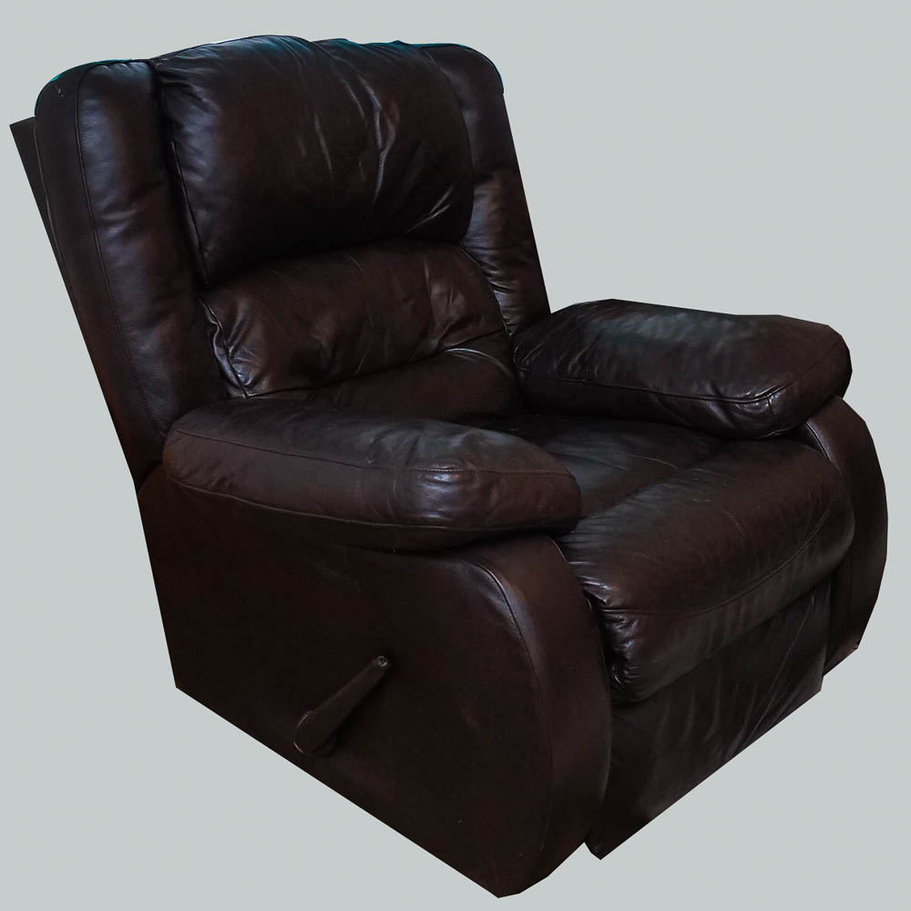 Brown Leather Recliner