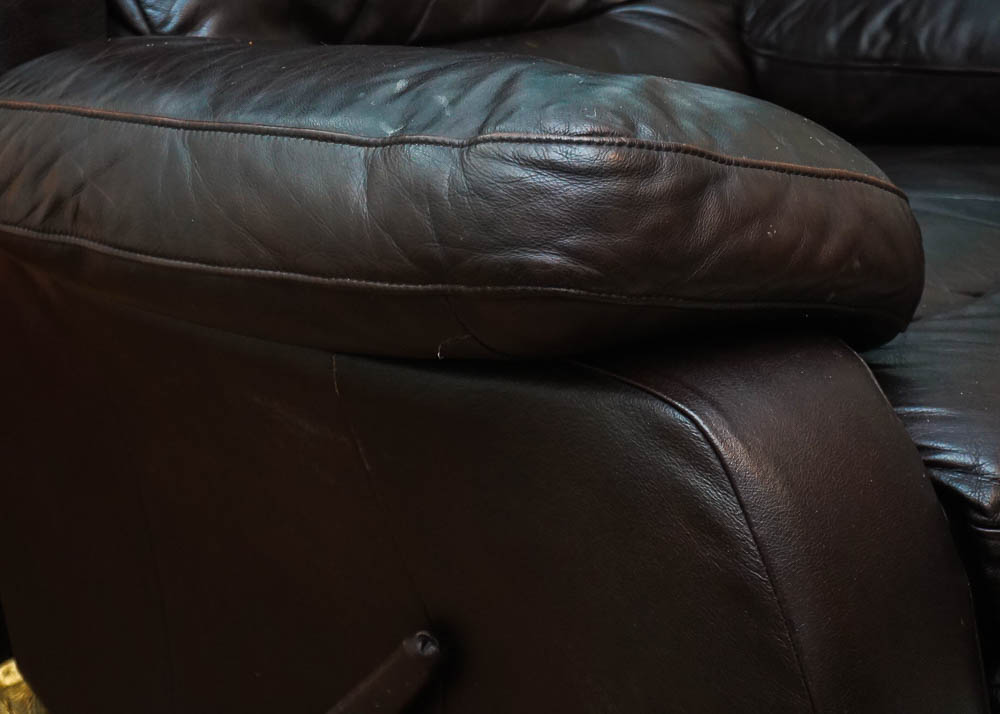 Brown Leather Recliner