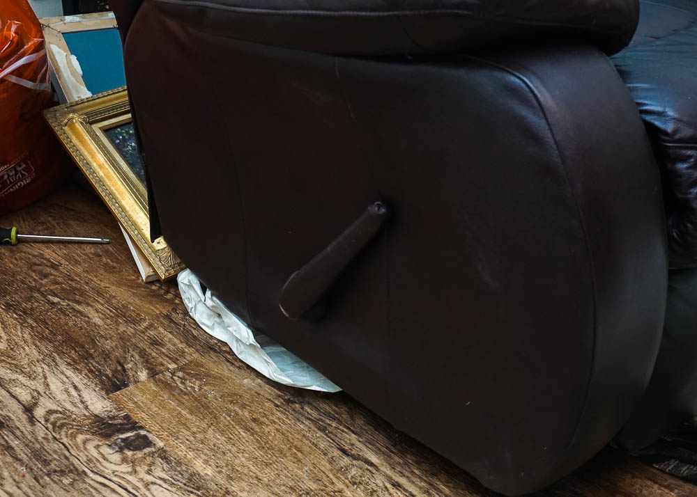 Brown Leather Recliner