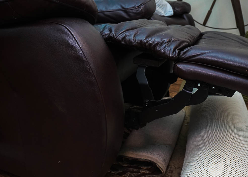 Brown Leather Recliner
