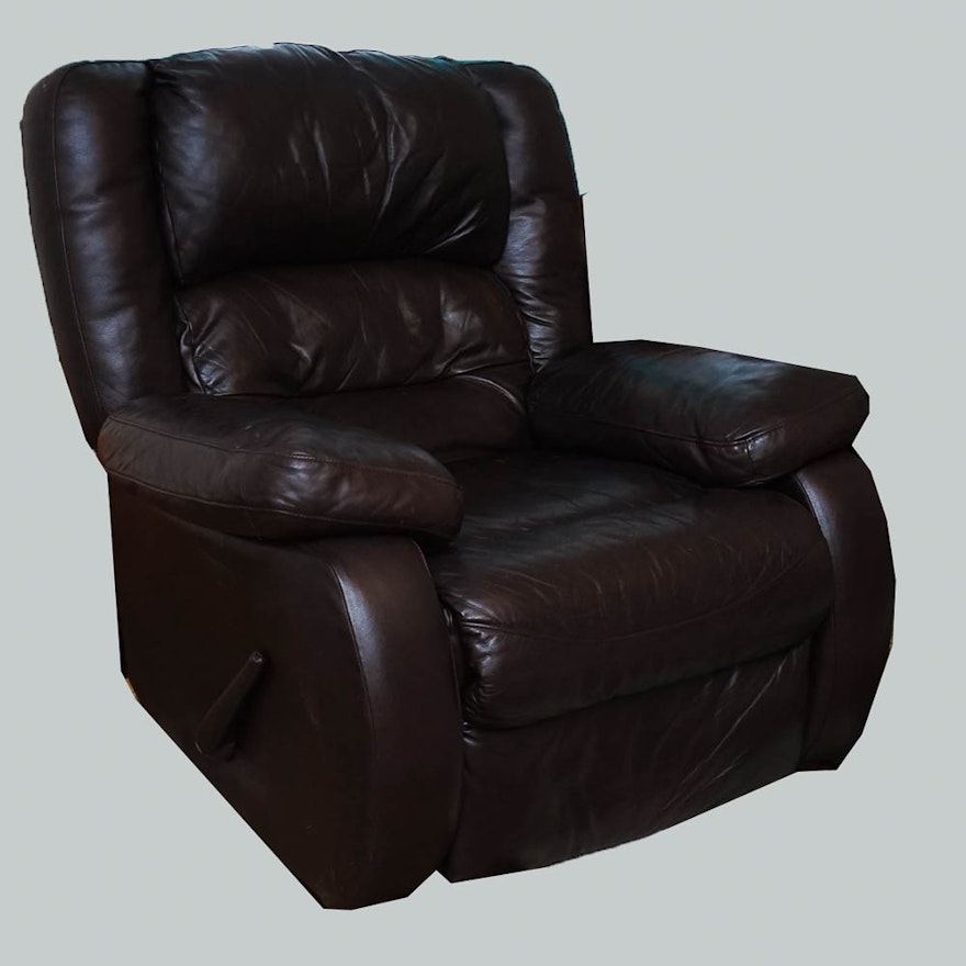 Brown Leather Recliner