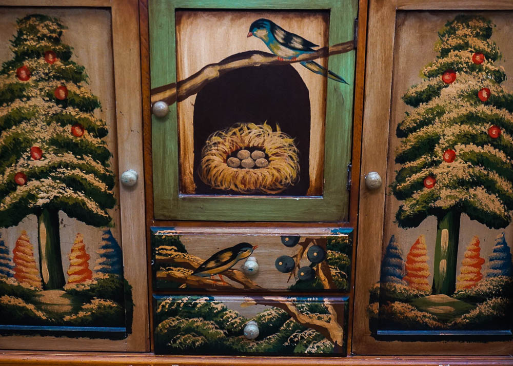 Hand Painted Console