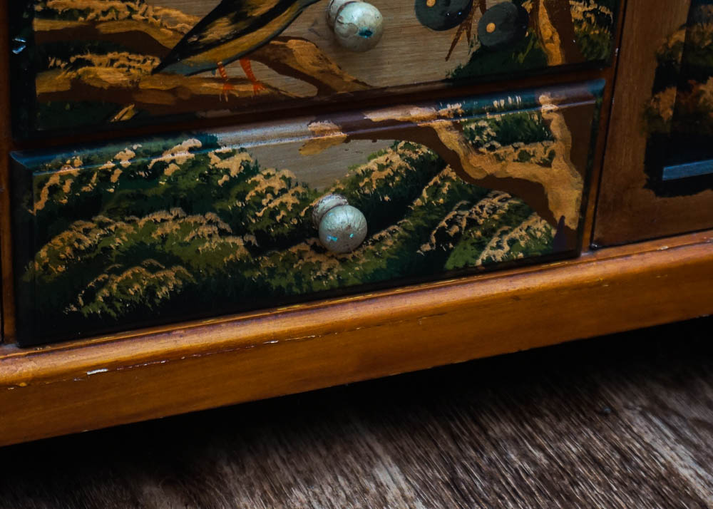 Hand Painted Console