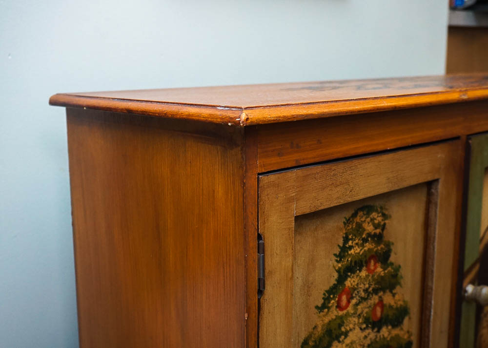 Hand Painted Console