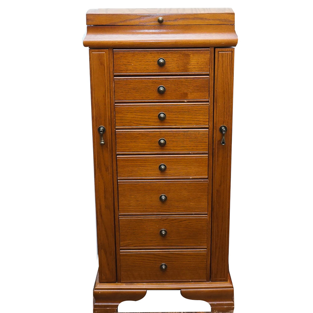 Oak Jewelry Chest