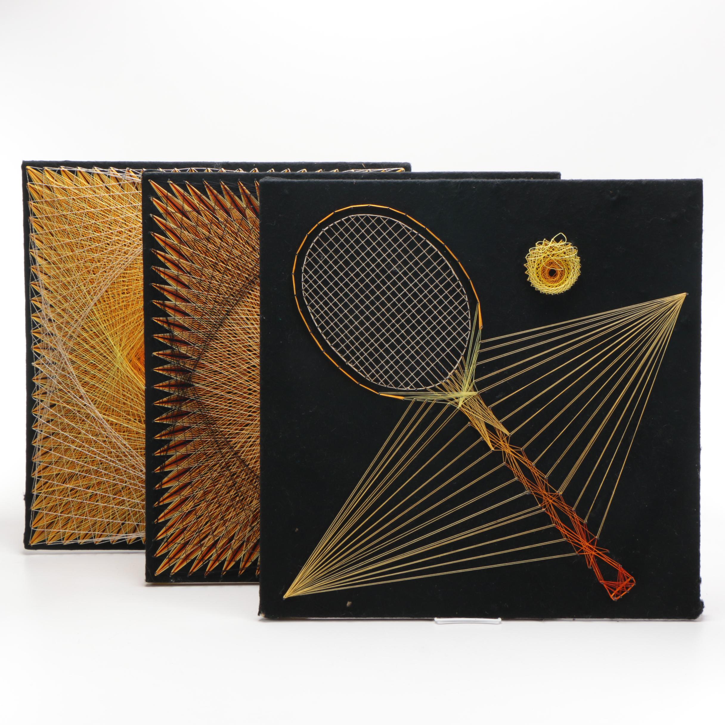 Abstract String Artworks On Board