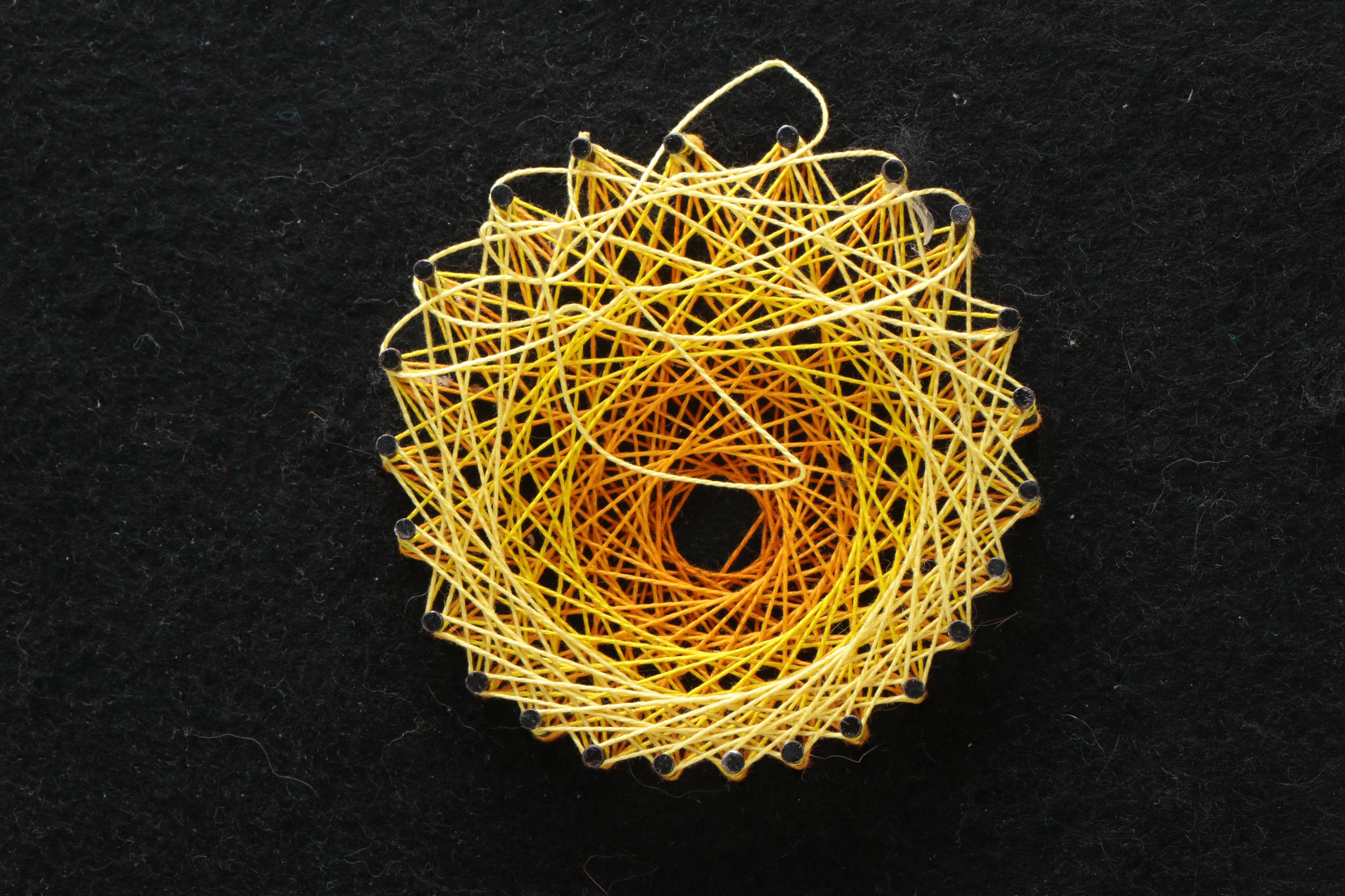 Abstract String Artworks On Board