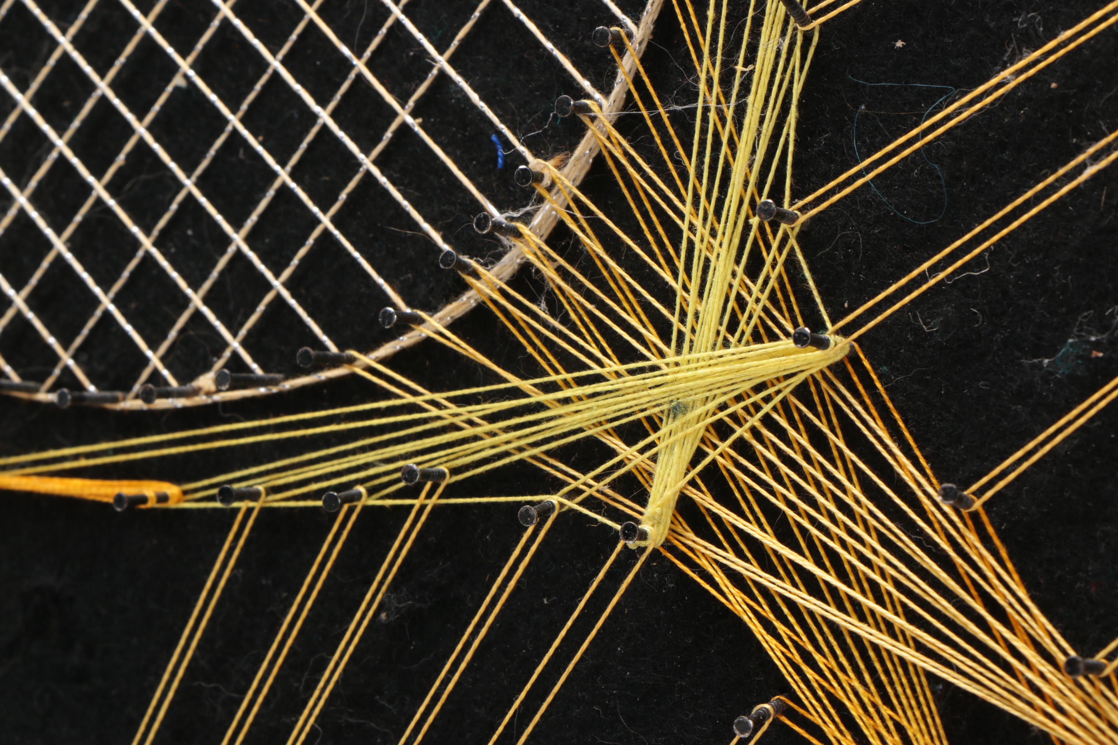 Abstract String Artworks On Board