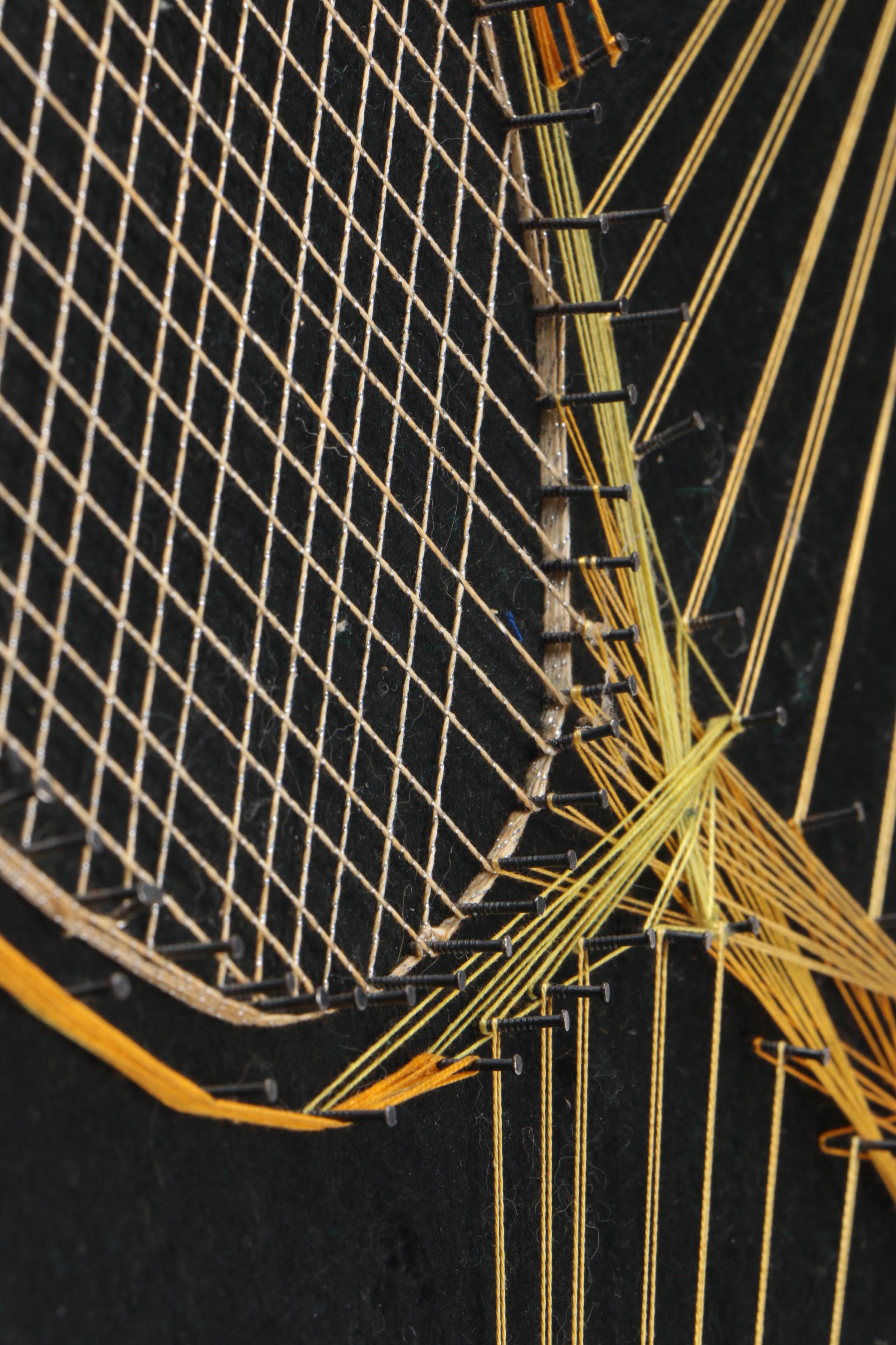 Abstract String Artworks On Board