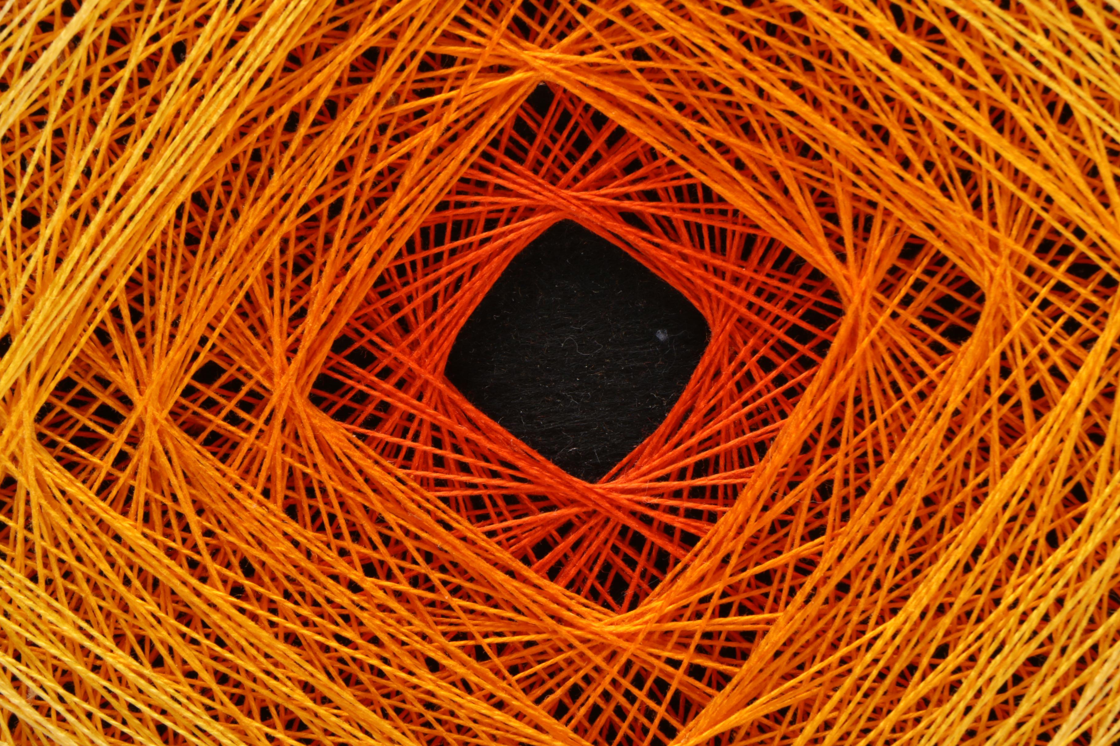 Abstract String Artworks On Board