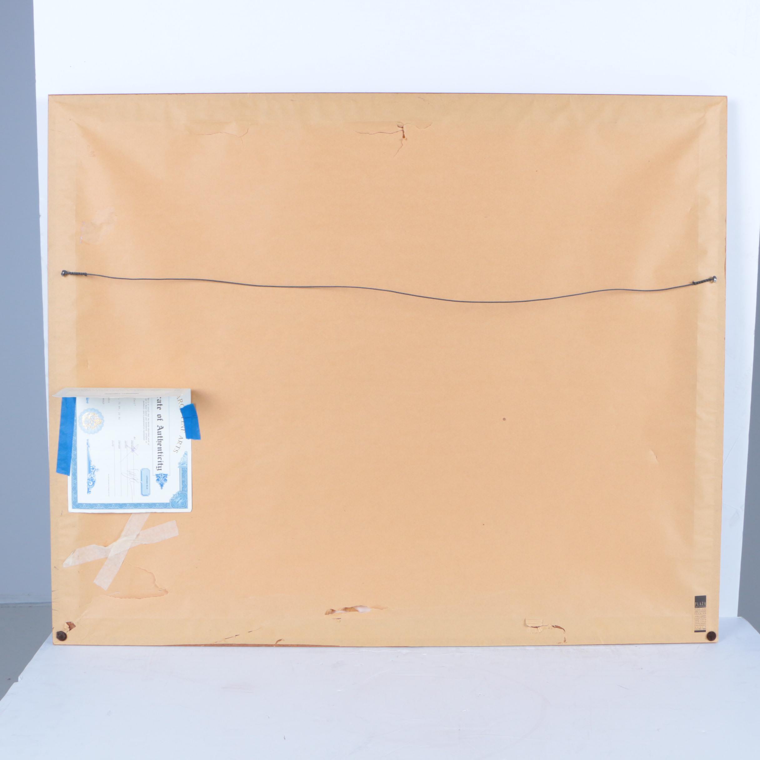 Ken Auster Limited Edition Serigraph of Surfer Greg Noll "Domination of the Curl"