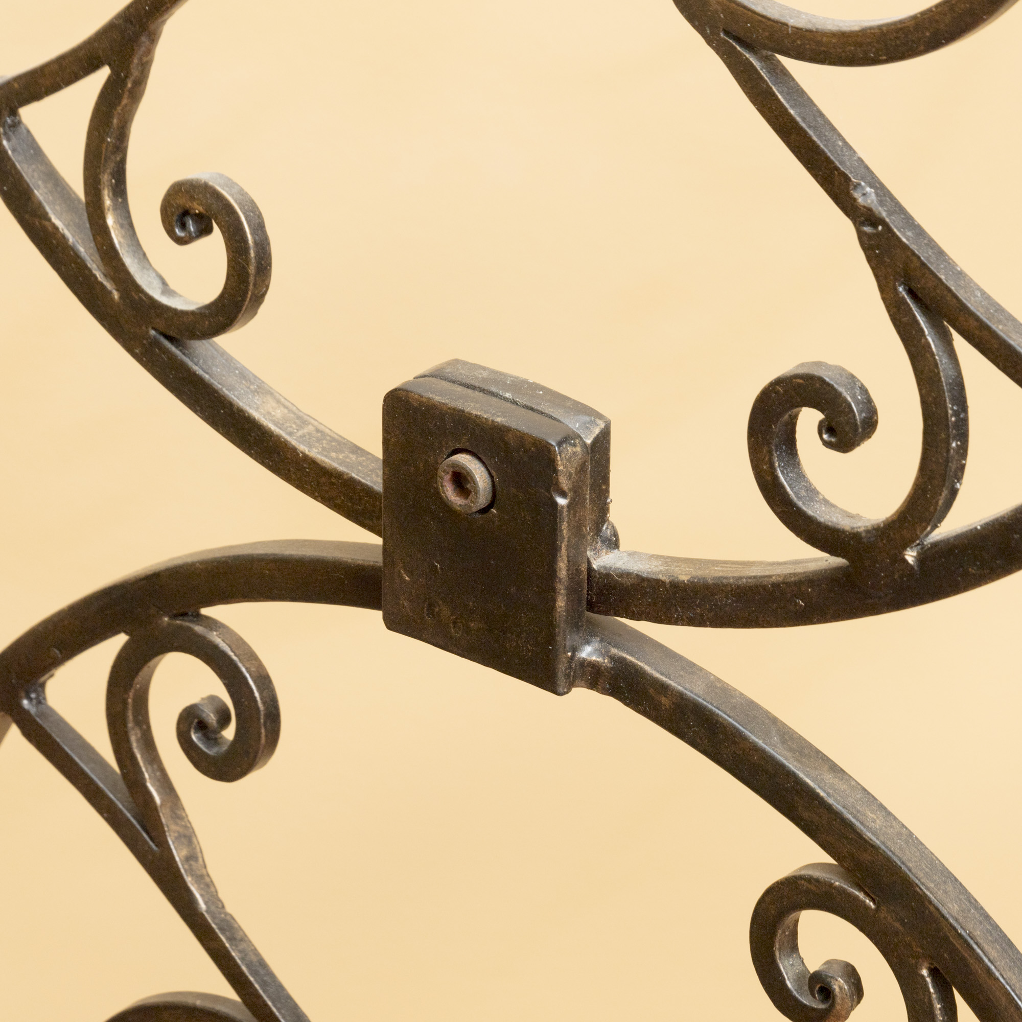 Metal Latticework Folding Room Divider