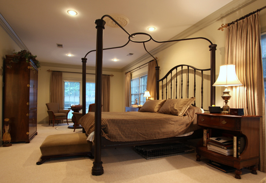 Cast Iron California King Canopy Bed Frame