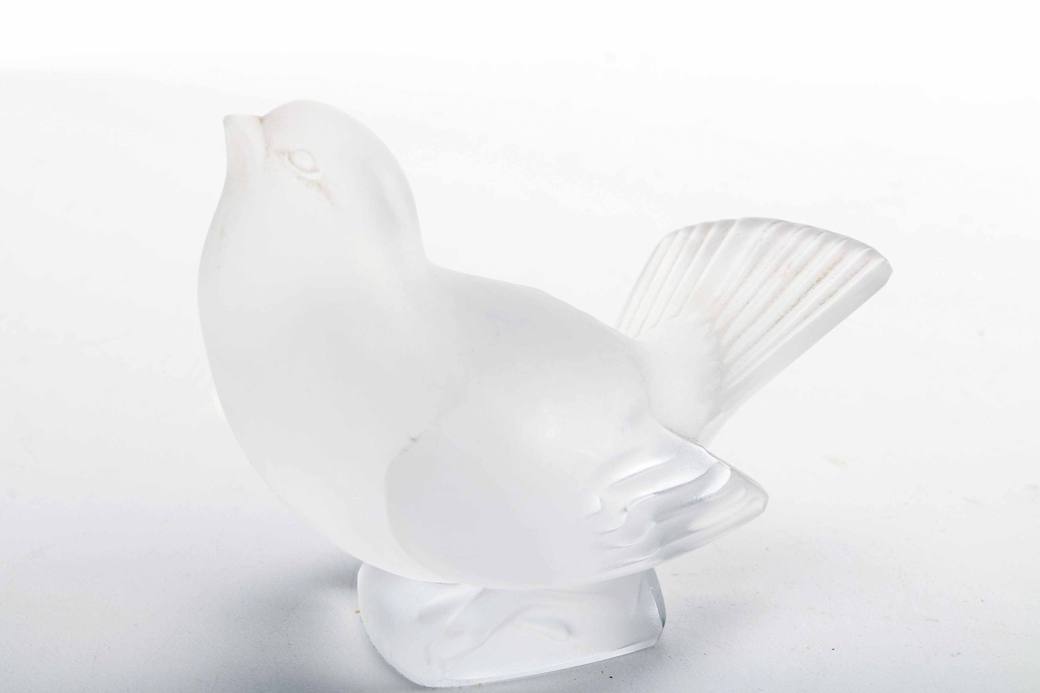 Lalique Crystal Bird Figurines