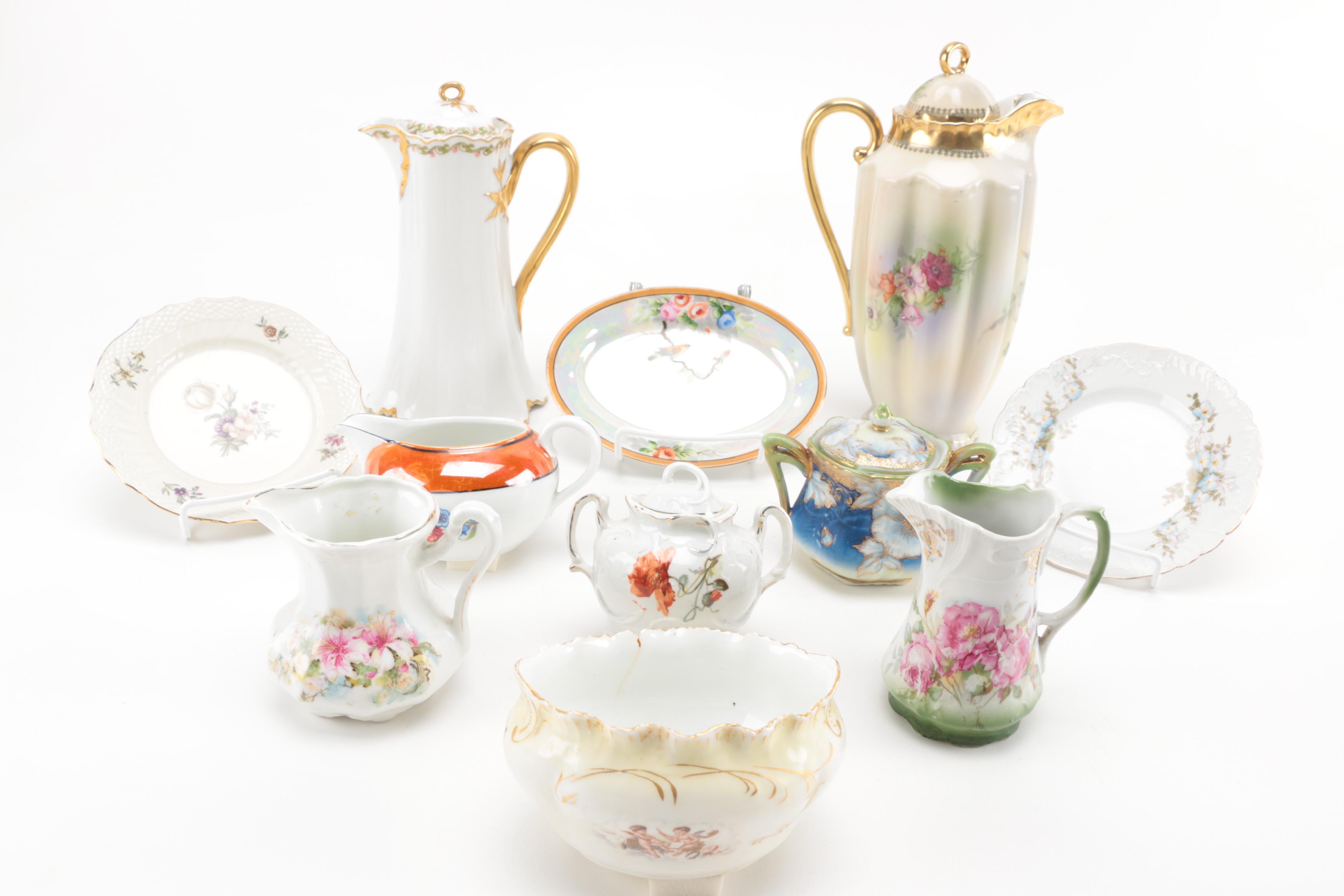 Collection of Royal Copenhagen, Noritake, Haviland Mixed China