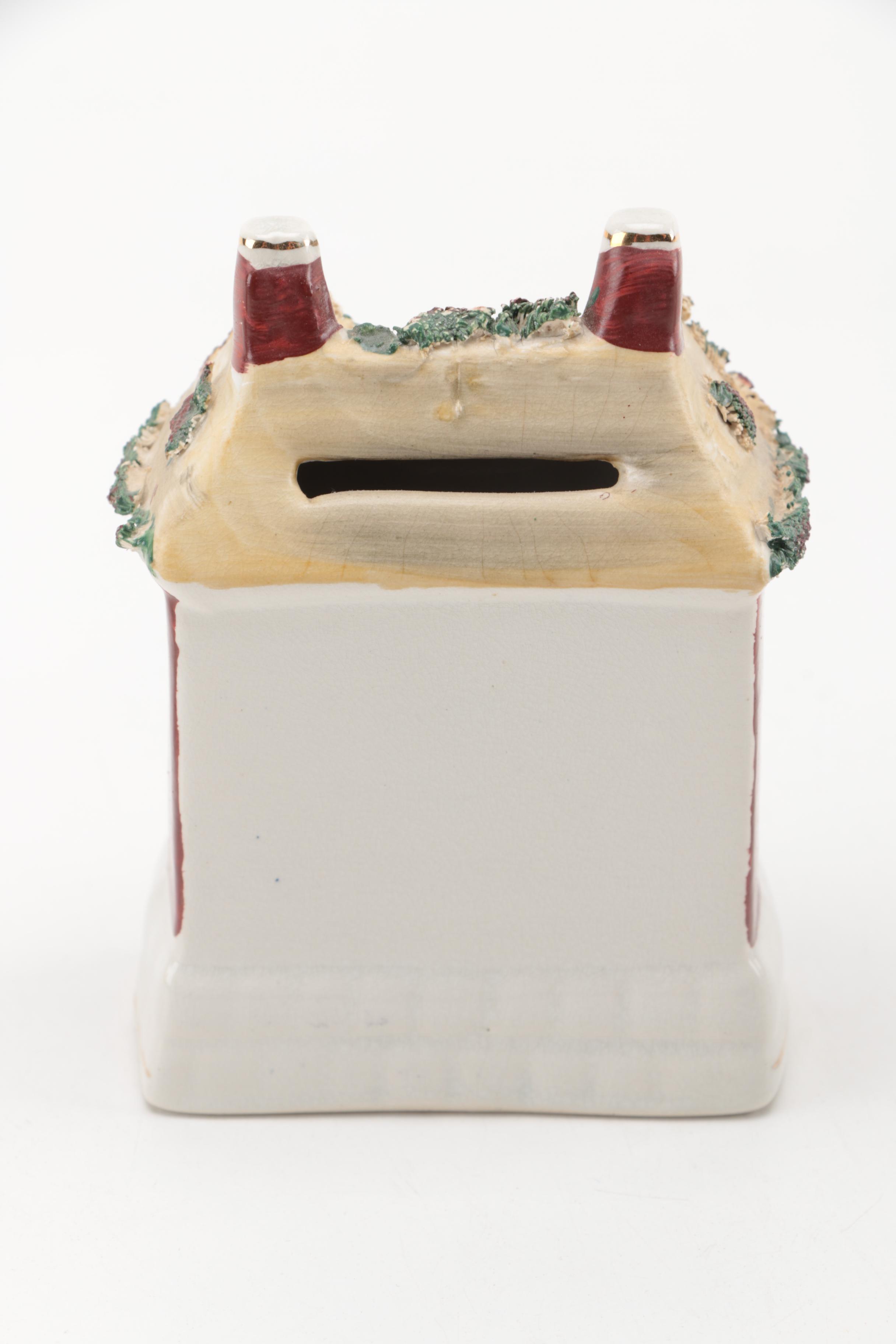 Collection of Ceramic House Figurines