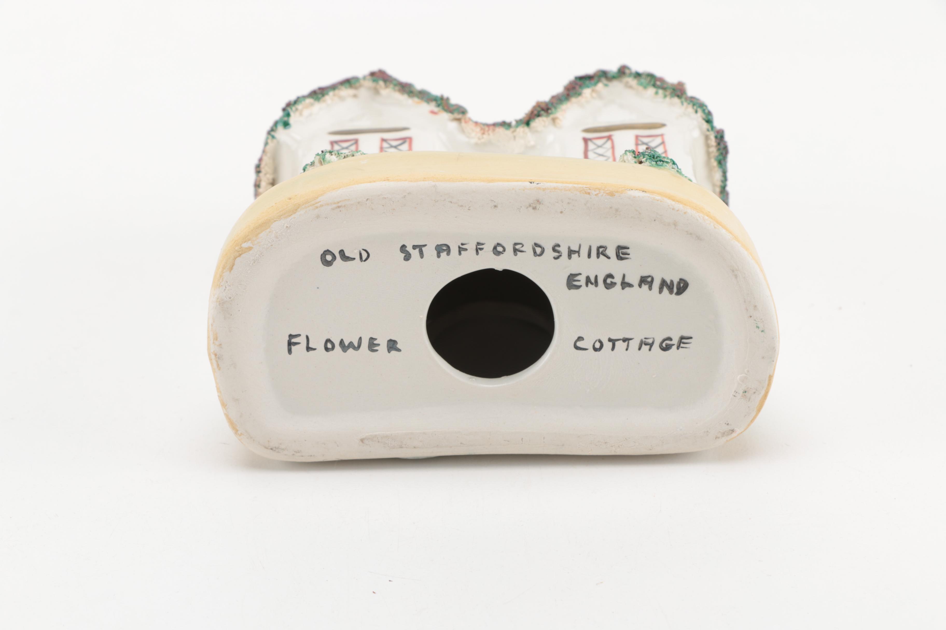 Collection of Ceramic House Figurines