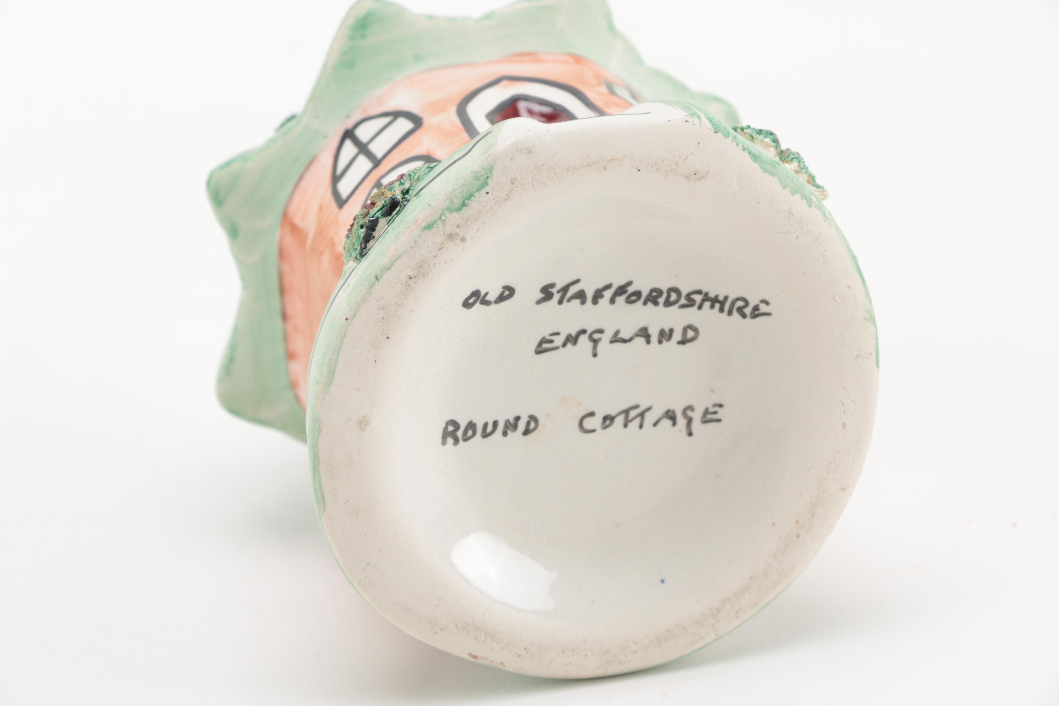 Collection of Ceramic House Figurines