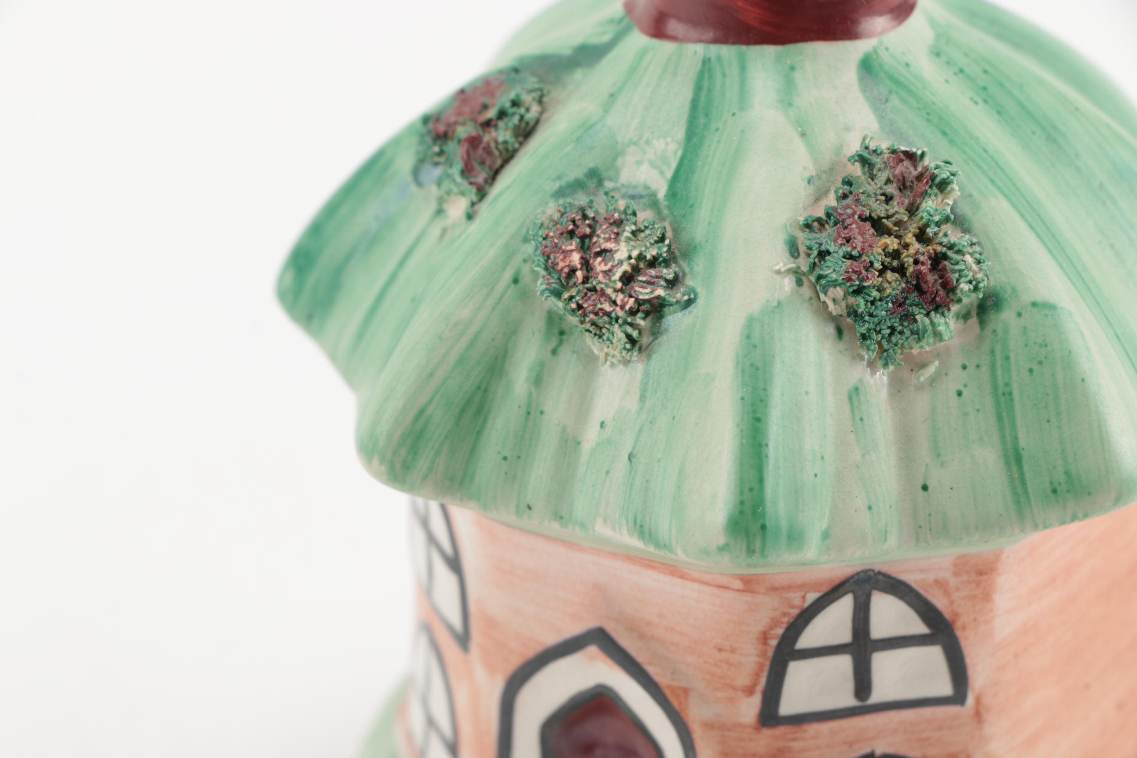 Collection of Ceramic House Figurines